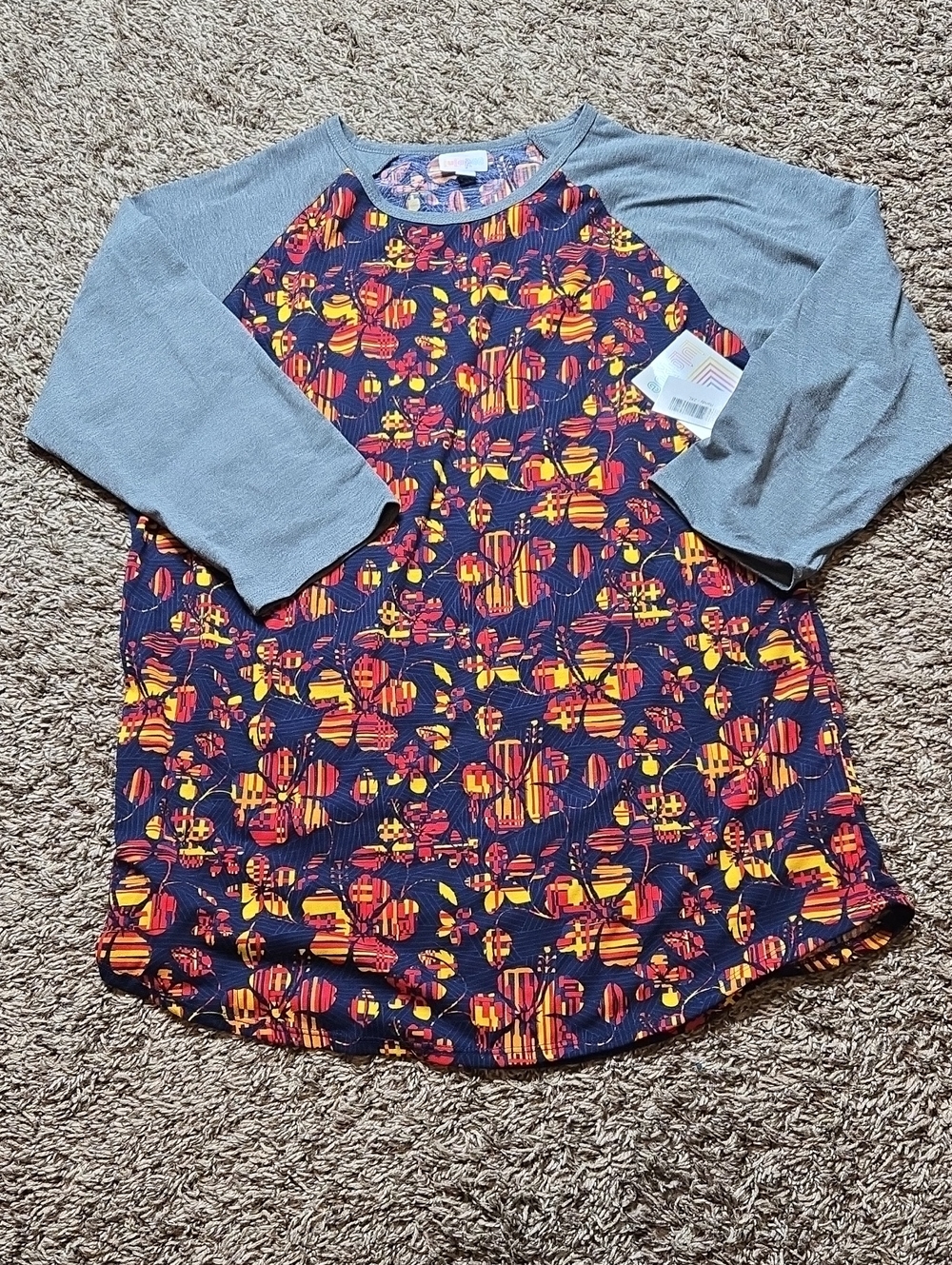 LuLaRoe Randy T 2XL Plus Size Shirt Top